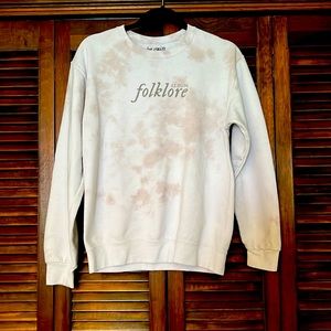 Taylor Swift Folklore sweatshirt, size small